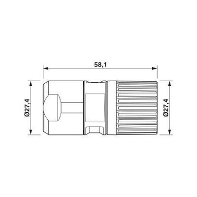 M23-12S1N8A8002 - Phoenix Contact - 1629215 - изображение 2