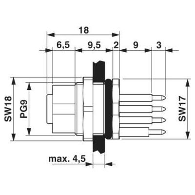 SACC-DSI-FS-5CON-L180/12 SCOSH - Phoenix Contact - 1558548 - изображение 3