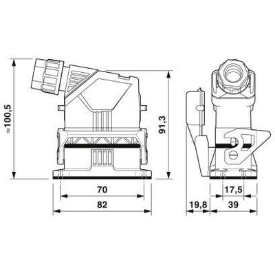 HC-EVO-A10UT-BWSC-HH-M20-PLRBK - Phoenix Contact - 1411357 - изображение 3