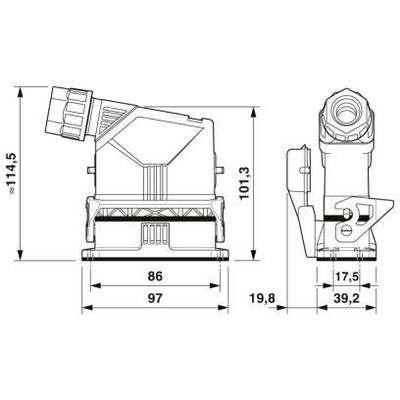 HC-EVO-A16PT-BWSC-HH-M25-PLRBK - Phoenix Contact - 1424460 - изображение 3