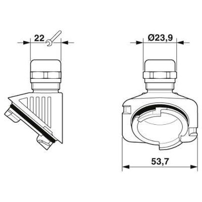 HC-B-G-M20-EC-AL - Phoenix Contact - 1411439 - изображение 2