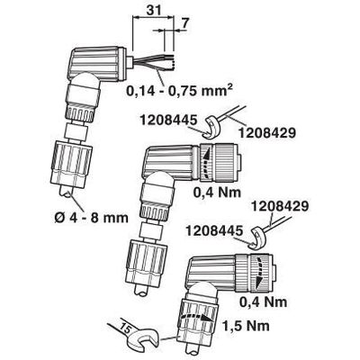 SACC-M12FR-4PL M - Phoenix Contact - 1424656 - изображение 2