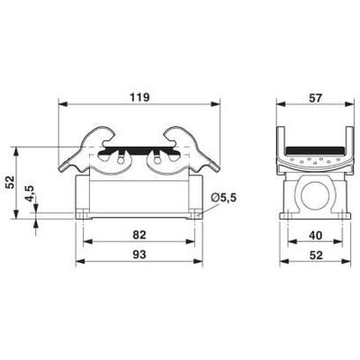 HC-B 10-SMQ-52/O2M20 - Phoenix Contact - 1604753 - изображение 2