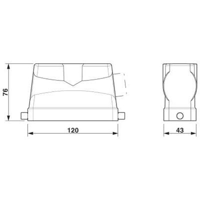 HC-B 24-TFL-H-O1M32S - Phoenix Contact - 1460205 - изображение 2