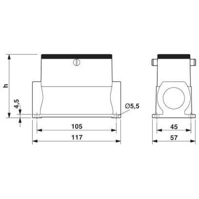HC-B 16-SFZ-84/O1M32 - Phoenix Contact - 1584619 - изображение 2