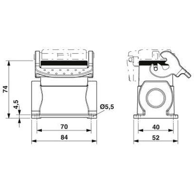 HC-B 6-SML-74/O1PG21 - Phoenix Contact - 1678114 - изображение 2
