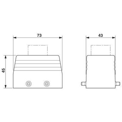 HC-B 10-TFQ-45/O1M25G - Phoenix Contact - 1604770 - изображение 2