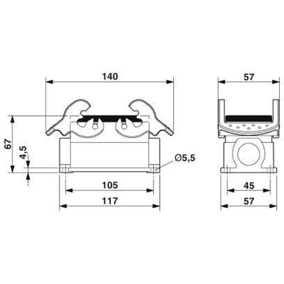 HC-B 16-SMQ-67/O1M32 - Phoenix Contact - 1604789 - изображение 2