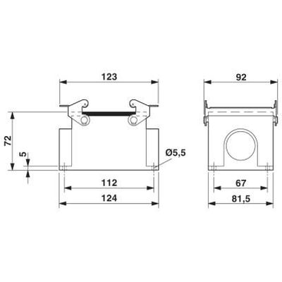 HC-B 32-SMQ-72/O1M32 - Phoenix Contact - 1604867 - изображение 2