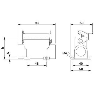 HC-D 15-SML-52/O2M25 - Phoenix Contact - 1604895 - изображение 2