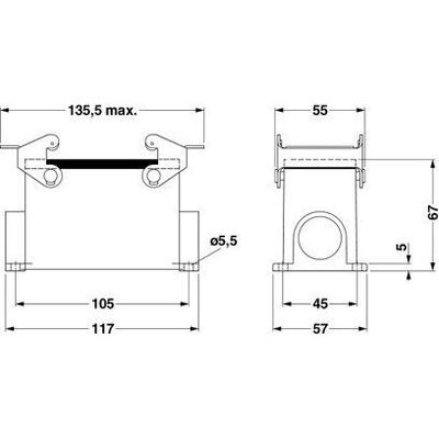 HC-B 16-SMQ-67/O1PG21 - Phoenix Contact - 1673740 - изображение 2