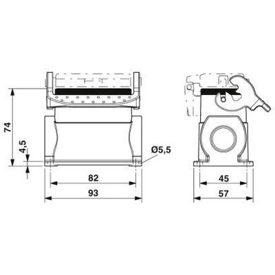 HC-B 10-SMLD-74/O1PG29 - Phoenix Contact - 1677681 - изображение 2