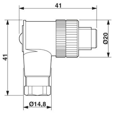 SACC-M12MRS-3PECON-PG 9-M - Phoenix Contact - 1107271 - изображение 2