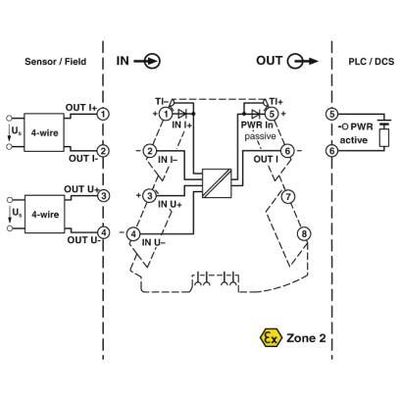 MINI MCR-2-UI-I-OLP-PT - Phoenix Contact - 2902063 - изображение 2