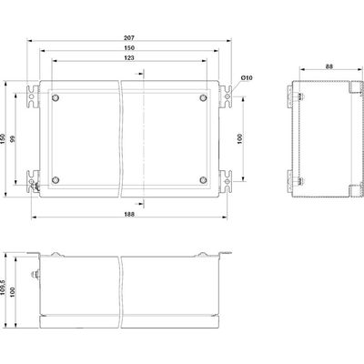 E S6 A 150X150X100 - Phoenix Contact - 0899010 - изображение 2