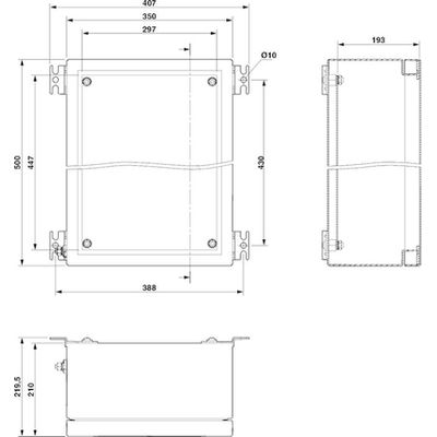 C3 S6 A 350X500X210 - Phoenix Contact - 0899104 - изображение 2