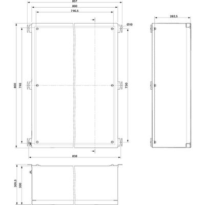 C S6 A 800X800X300 - Phoenix Contact - 0899134 - изображение 2