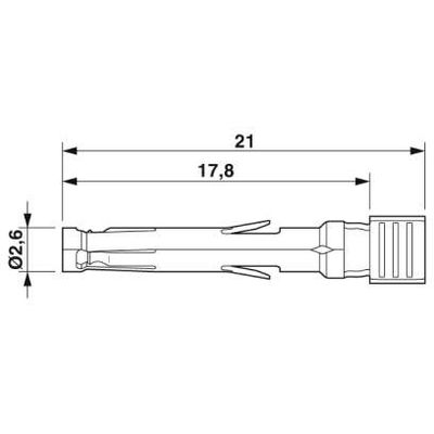 CC1,0-TS-0,34M AU - Phoenix Contact - 1064040 - изображение 2