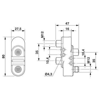 SAC-5PH-ML-FL/2XFL F VP SH - Phoenix Contact - 1080248 - изображение 2