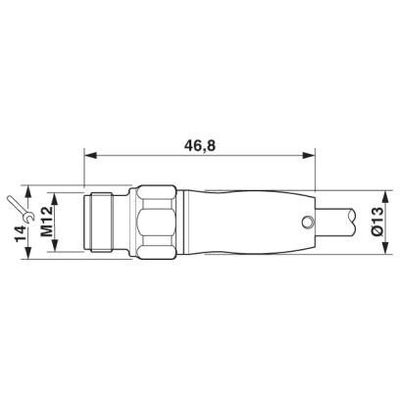 SAC-4P-M12MS/10,0-600/M12FS HD - Phoenix Contact - 1410442 - изображение 2