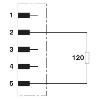 SAC-5P-M12FS CAN TR 120 2/5 - Phoenix Contact - 1413093 - изображение 3