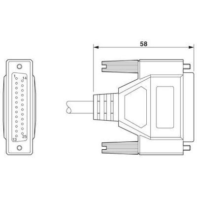 VS-25-DSUB-20-LI-5,0 - Phoenix Contact - 1656314 - изображение 2