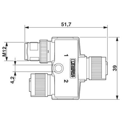SAC-5PY-F/M-F VP - Phoenix Contact - 1403330 - изображение 2