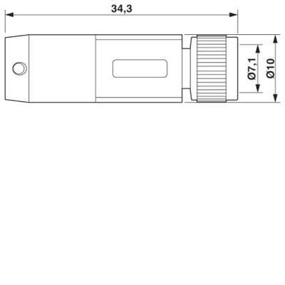SAC-8P-1,5-PUR/M 8FS - Phoenix Contact - 1404187 - изображение 2