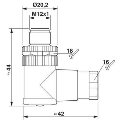 SACC-M12MR-12SOL-PG 9-M - Phoenix Contact - 1404421 - изображение 2