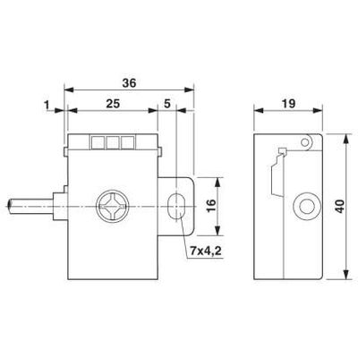 VS-ASI-J-Y-N-PUR-1,0-M12FS SCO - Phoenix Contact - 1404430 - изображение 3