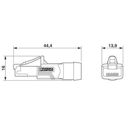 NBC-R4AC/2,0-94Z/R4AC - Phoenix Contact - 1403929 - изображение 2