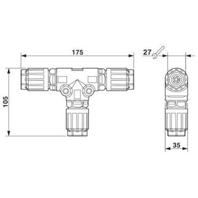 QPD T 4PE 3X9-16 BK - Phoenix Contact - 1405402 - изображение 4