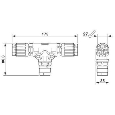 QPD T 4PE 2X6-11 BK - Phoenix Contact - 1405403 - изображение 3