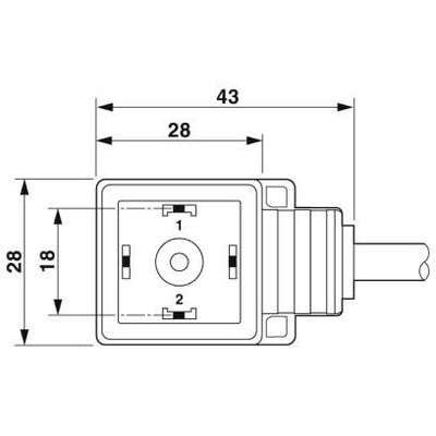 SAC-2P-M 8MS-A-1L-Z/.../... - Phoenix Contact - 1405650 - изображение 3