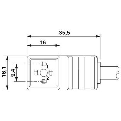 SAC-2P-M 8MS-CI-1L-Z/.../... - Phoenix Contact - 1405654 - изображение 3