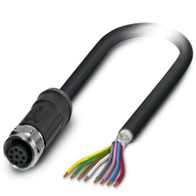 SAC-8P-2,0-28X/M12FS SH OD - Phoenix Contact - 1407282