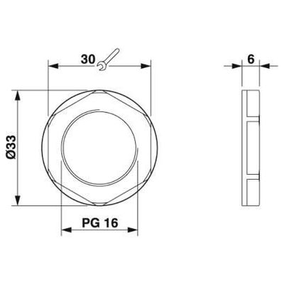 A-INL-PG16-P-GY - Phoenix Contact - 1411225 - изображение 2