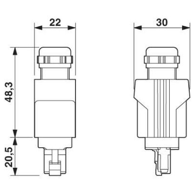 VS-PPC-C1-RJ45-POBK-PG9-4Q5-OL - Phoenix Contact - 1404142 - изображение 2