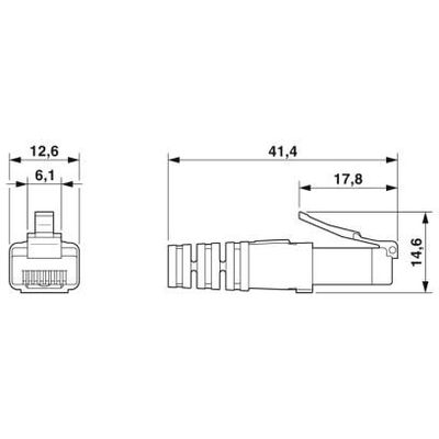 NBC-R4AC1/2,0-94G/R4AC1-RD - Phoenix Contact - 1421141 - изображение 2
