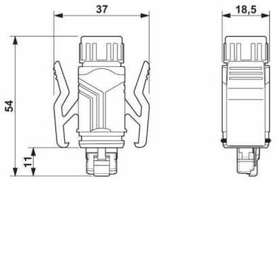 VS-M12MS-IP67/B-93E-LI/2,0 - Phoenix Contact - 1406360 - изображение 3