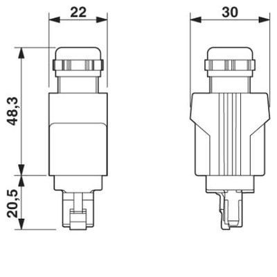 VS-M12MS-PPC/PL-94C-LI/2,0 - Phoenix Contact - 1413654 - изображение 2