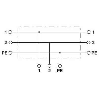 QPD T 2PE1,5 3X4-9 BK - Phoenix Contact - 1414712 - изображение 3