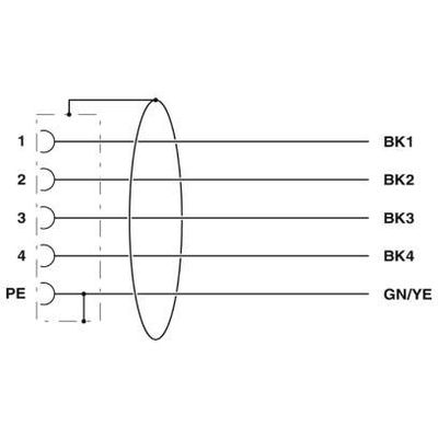 SAC-5P-10,0-PUR/M12FSK PE SH - Phoenix Contact - 1414822 - изображение 4