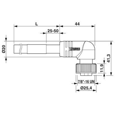 SAC-2P- 1,0-547/MINFR - Phoenix Contact - 1416455 - изображение 2