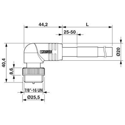 SAC-3P-MINMR/ 2,0-547/MINFR - Phoenix Contact - 1416555 - изображение 2