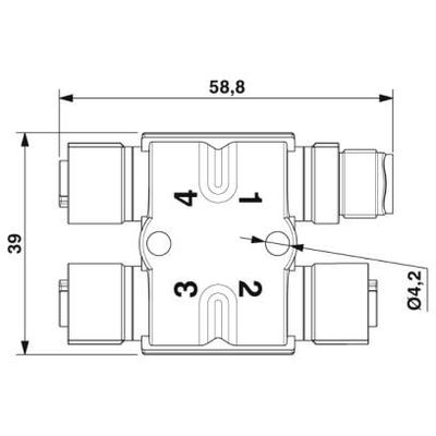 SAC-5PH-M-F/2XF SH1 SCO - Phoenix Contact - 1417414 - изображение 2