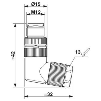 VS-08-M12MR-10G-P SCO - Phoenix Contact - 1417443 - изображение 3