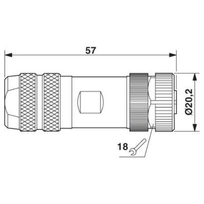 SACC-M12FS-5CON-PG11 SH - Phoenix Contact - 1417877 - изображение 3