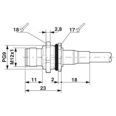 SACCBP-MSB-2CON-PG9/0,5-910SCO - Phoenix Contact - 1437481 - изображение 2