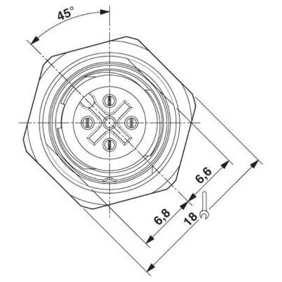 SACC-DSI-M12FS-4CON-M16 - Phoenix Contact - 1419755 - изображение 5